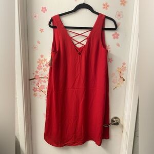 Soprano Red Cocktail Dress-Size M- Holiday / Party/Date Night